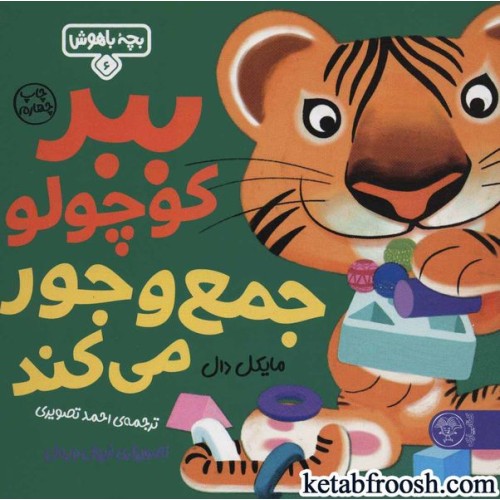 کتاب بچه باهوش 6 : ببر کوچولو جمع و جور می کند